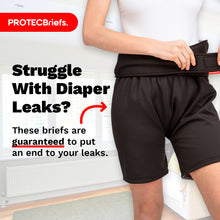 Load image into Gallery viewer, Adult PROTECBriefs (Unisex) - Reusable Leak Preventing Diaper Cover